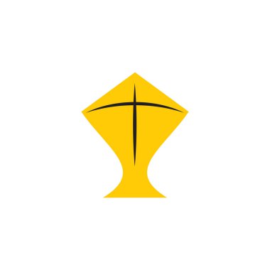 Kite icon logo design vector template