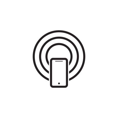 Akıllı Telefon simgesi logo tasarım şablonu