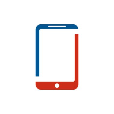 Akıllı Telefon simgesi logo tasarım şablonu