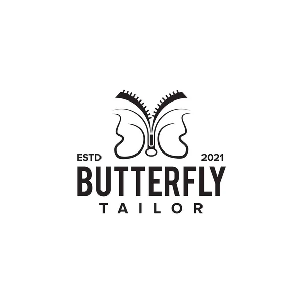 Butterfly Skräddarsy Logotyp Design Vektor Mall — Stock vektor