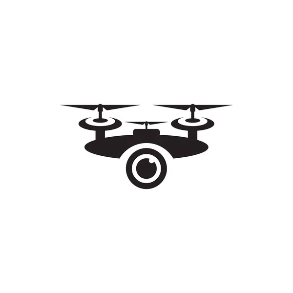 Modelo Vetor Design Logotipo Tecnologia Drone — Vetor de Stock