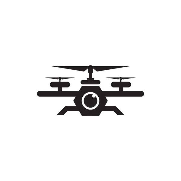 Modelo Vetor Design Logotipo Tecnologia Drone — Vetor de Stock