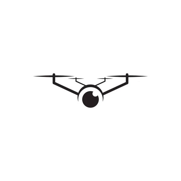 Векторный Шаблон Логотипа Дрона — стоковый вектор