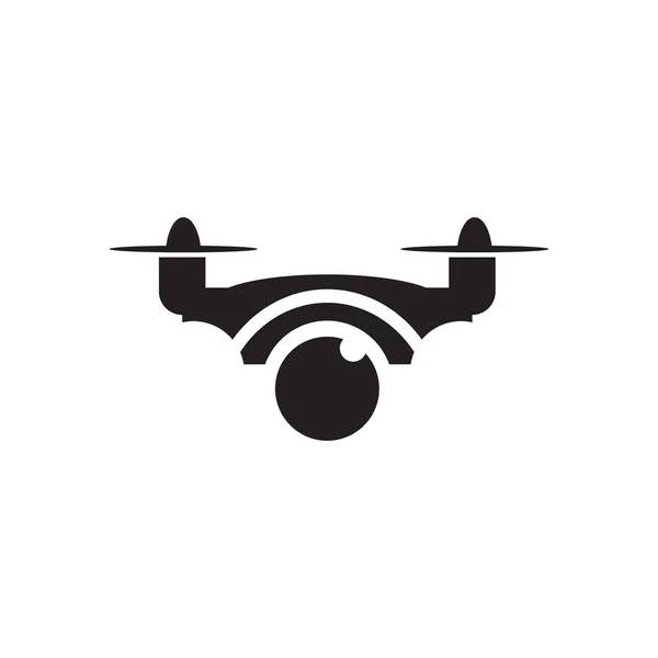 Modelo Vetor Design Logotipo Tecnologia Drone — Vetor de Stock