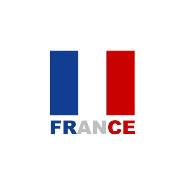 Векторный Шаблон Логотипа Франции — стоковый вектор