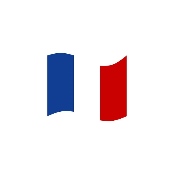 Векторный Шаблон Логотипа Франции — стоковый вектор