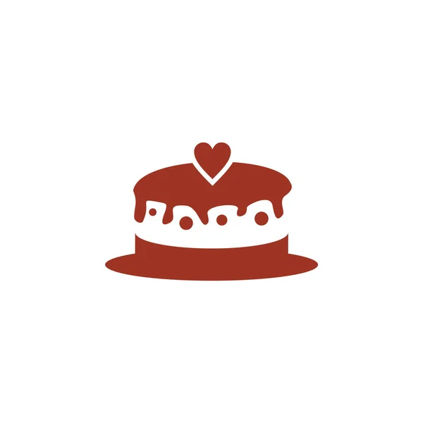 Pasta Dükkanı Simgesi Logo Tasarım Şablonu — Stok Vektör