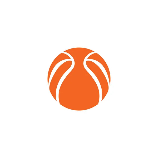 Basket Ball Logo Symbol Design Vektor Vorlage — Stockvektor