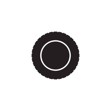 Araba lastiği logo tasarım vektör şablonu