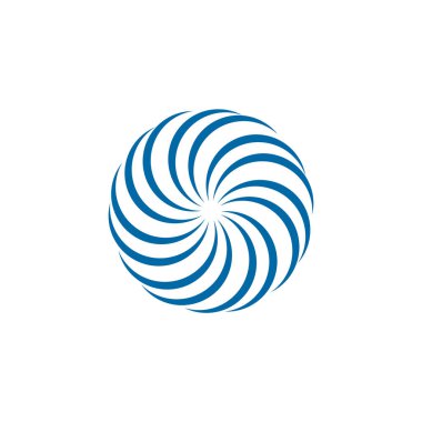 Fan simgesi logo tasarım vektör şablonu