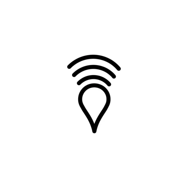 Signalsymbol Logo Design Vektor Vorlage — Stockvektor