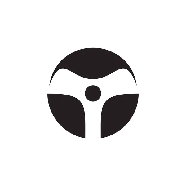 Водительский Шаблон Логотипа — стоковый вектор