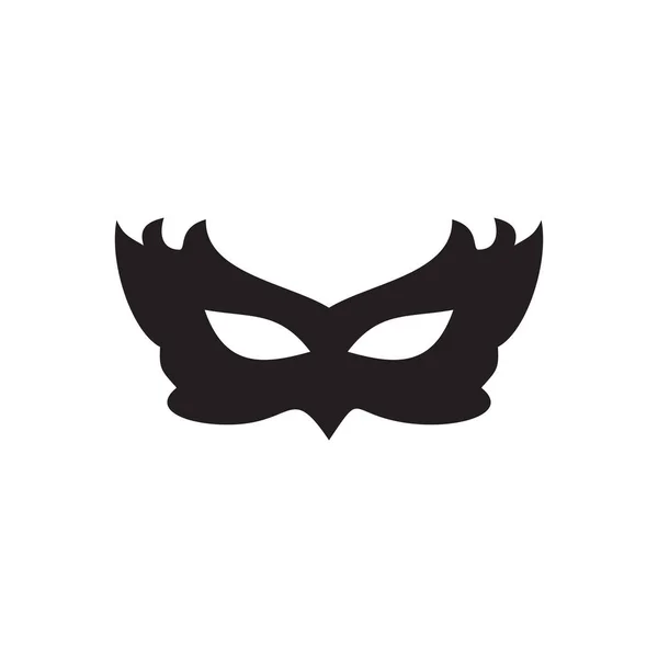 Masquerade Mask Logotyp Design Vektor Mall — Stock vektor