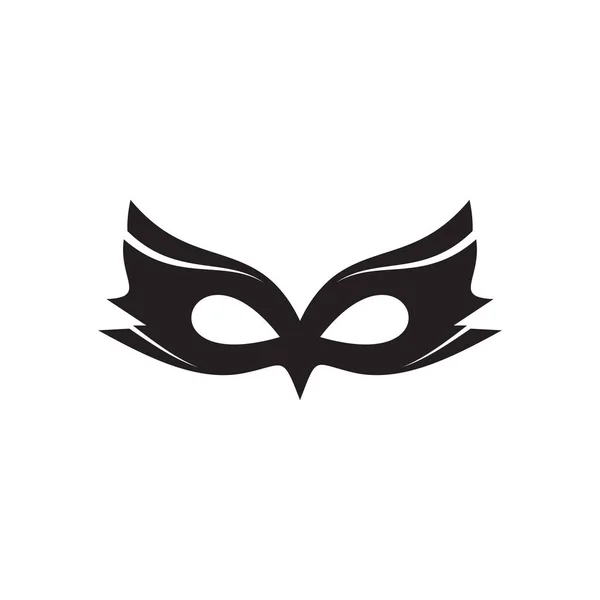 Máscara Máscara Logo Diseño Vector Plantilla — Vector de stock