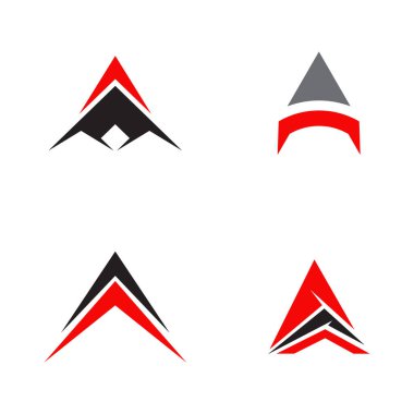 Ok simgesi logo tasarım vektör şablonu