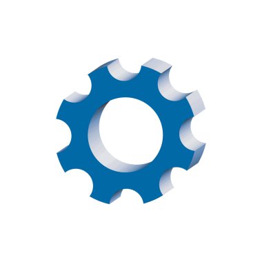 Endüstriyel ekipman, bisiklet ve motosiklet ikonu vektör logosu tasarımı