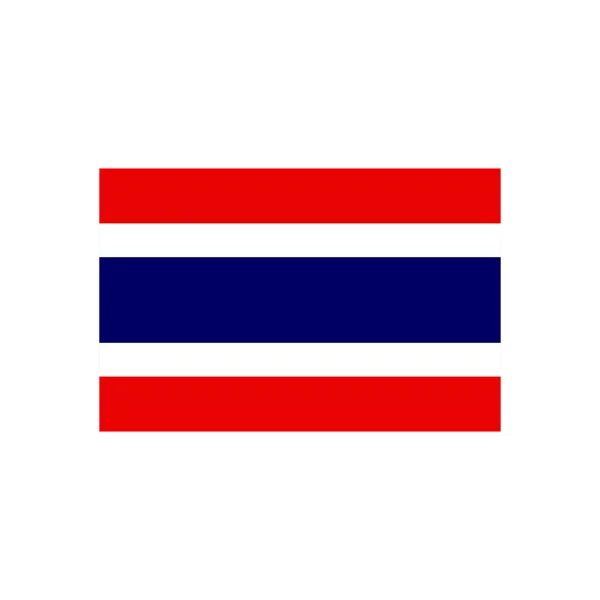 Thailand Vlag Pictogram Logo Ontwerp Vector Template — Stockvector