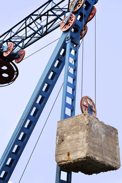 Contrapeso en el teleférico — Foto de Stock