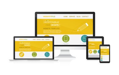 Duyarlı ticaret web tasarım.