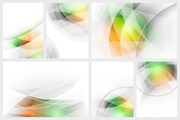 Set de fondo resplandeciente abstracto con espacio para tu contenido . — Vector de stock