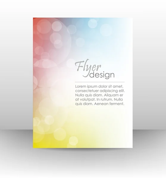 Modelo de folheto de negócios ou banner corporativo, design de capa, folheto — Vetor de Stock