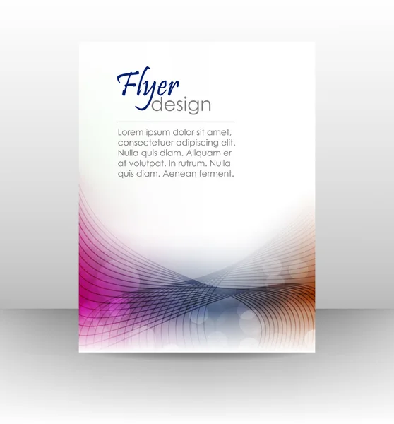 Geschäftsflyer-Vorlage oder Corporate Banner, Cover-Design, Broschüre — Stockvektor