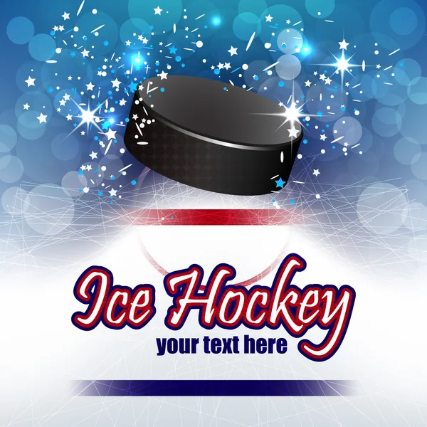 Hockey sur glace Contexte vectoriel — Image vectorielle