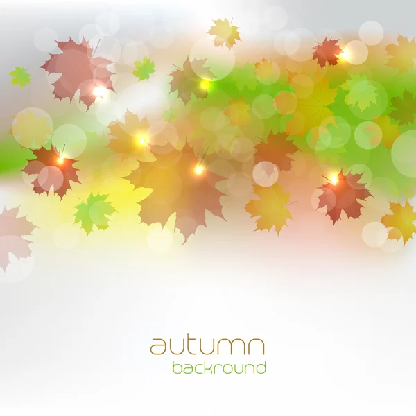 Herfst achtergrond — Stockvector