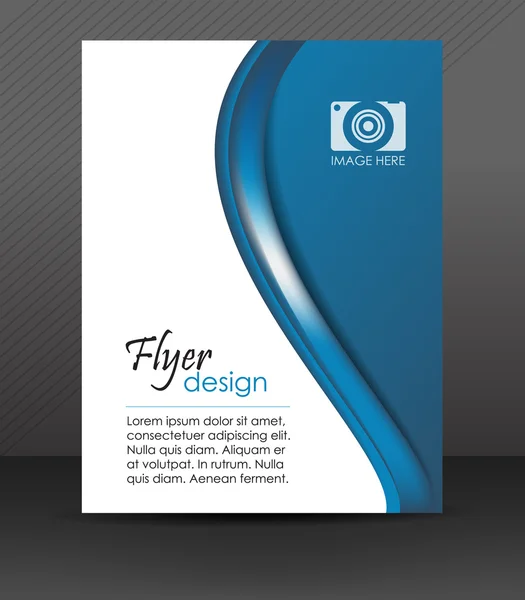 Business flyer sjabloon of corporate banner — Stockvector