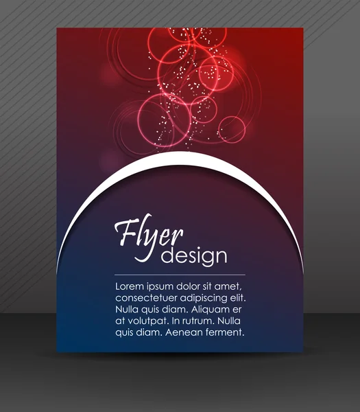 Professionelle Flyer-Vorlage, Coverdesign, Broschüre oder Corporate Banner — Stockvektor