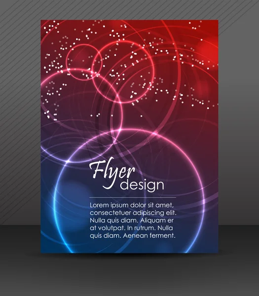 Modèle de dépliant professionnel, conception de couverture, brochure ou bannière d'entreprise — Image vectorielle
