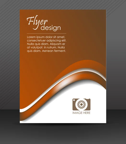 Modelo profissional de folheto de negócios ou banner corporativo, brochura, design de capa — Vetor de Stock
