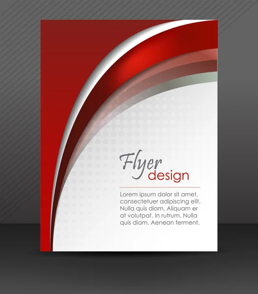 Volante abstracto o diseño de la cubierta — Vector de stock