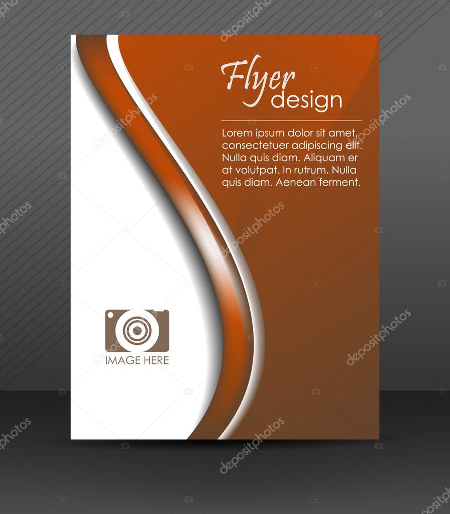 Professional business flyer template or corporate banner, brochure, cover design
