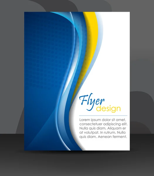 Modello di volantino aziendale o banner aziendale, design della copertina, brochure — Vettoriale Stock