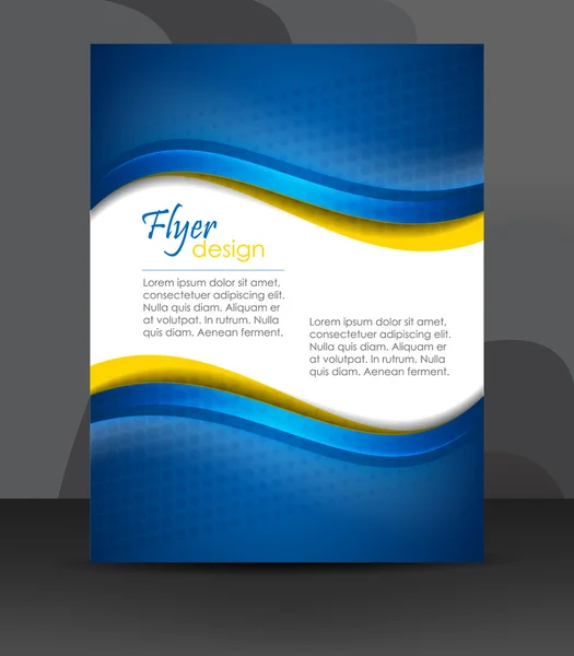 Business flyer sjabloon of corporate banner, de omslag voor ontwerpen, brochure — Stockvector