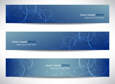 Web üstbilgi veya hassas boyut ile banner