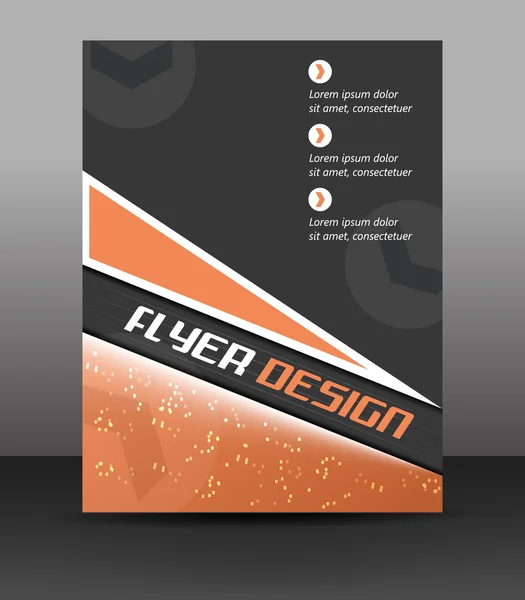 Business-Flyer-Vorlage, Corporate Banner oder Cover-Design — Stockvektor
