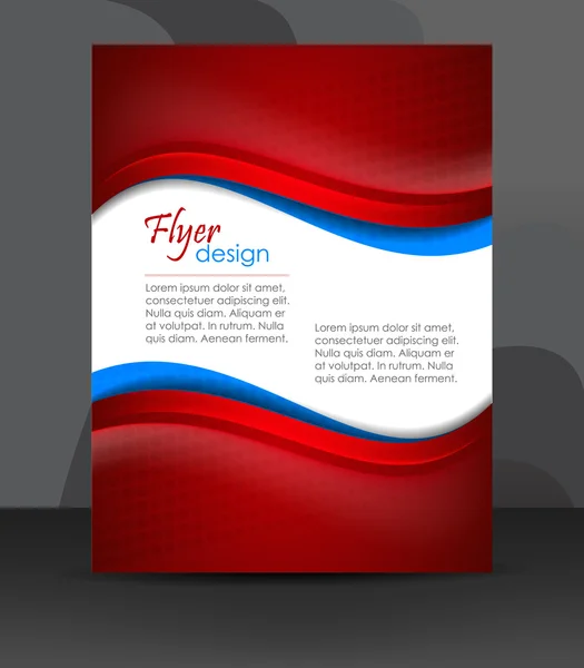 Flyer oder Coverdesign, Corporate Banner — Stockvektor