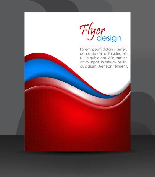 Flyer of dekking ontwerp, corporate banner — Stockvector