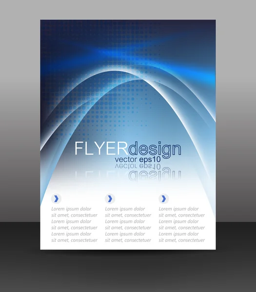 Modèle de dépliant d'entreprise ou bannière d'entreprise, brochure ou couverture design — Image vectorielle