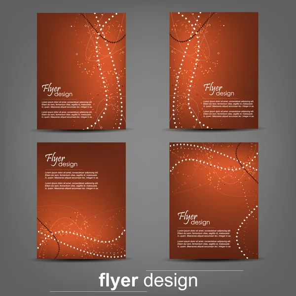 Set van business flyer sjabloon voor cover ontwerp, documentenmap of brochure — Stockvector