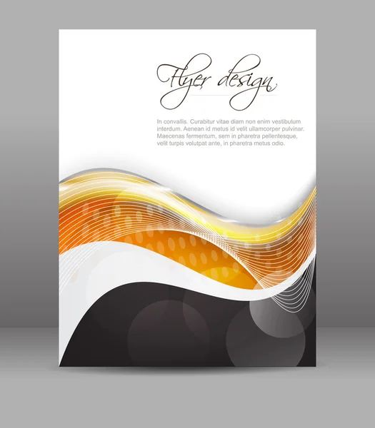 Professionelle Business-Flyer-Vorlage oder Corporate Banner — Stockvektor