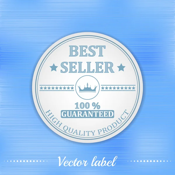 En çok satan etiket veya rozeti garantili — Stok Vektör