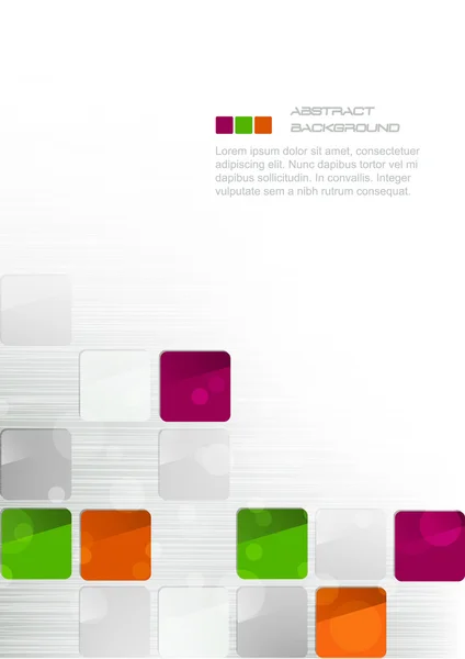 与彩色方块的抽象业务背景 — 图库矢量图片