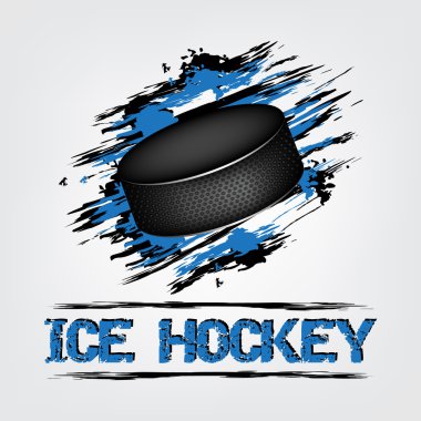 Ice hockey puck clipart