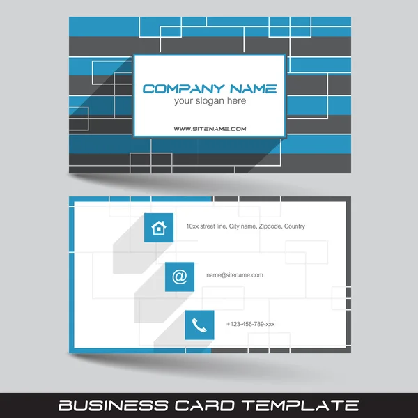 Business card template — Stock Vector