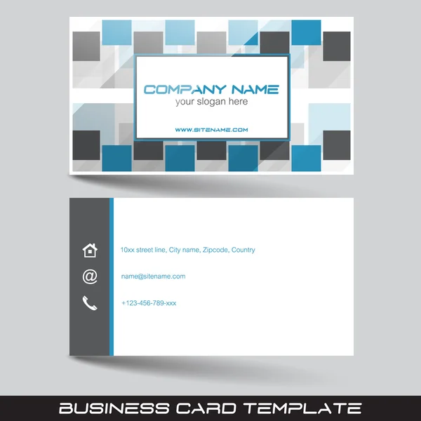 Business card template — Stock Vector