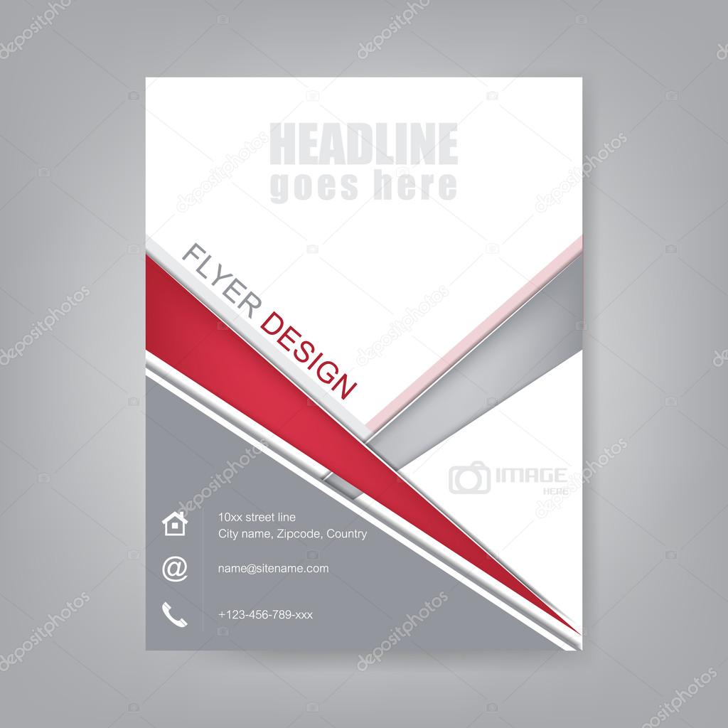 Business flyer, brochure template or corporate banner