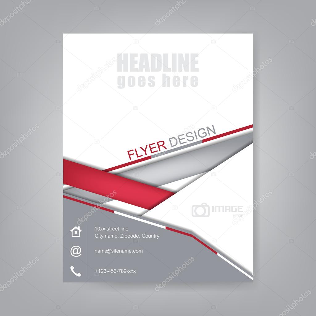 Business flyer, brochure template or corporate banner